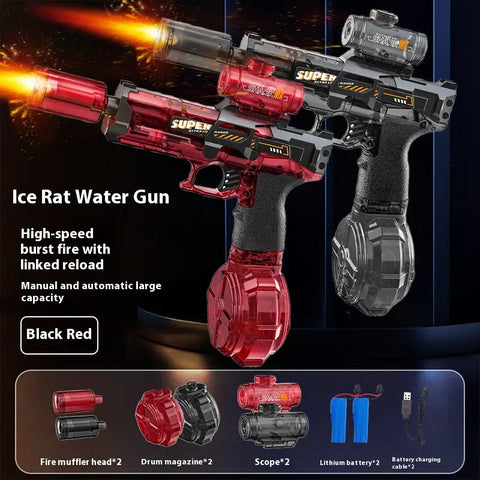 Electric LED Water Gun With Recoil and Lights Frugal Finds Galore