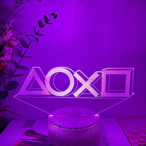 Creative Gamepad 3D LED Desk Lamp Frugal Finds Galore