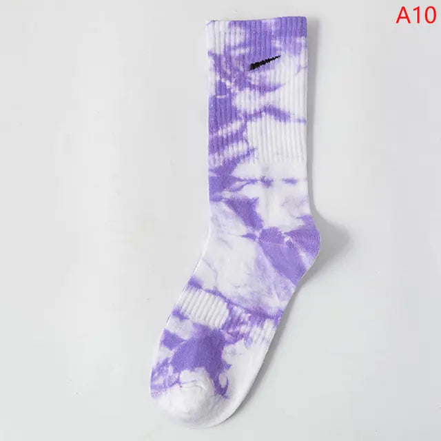 Women Tie-Dye Tube Socks