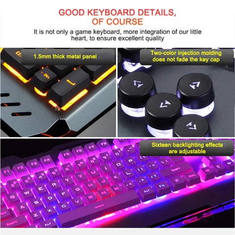 Ergonomic Mechanical Keyboard with RGB Backlight Frugal Finds Galore