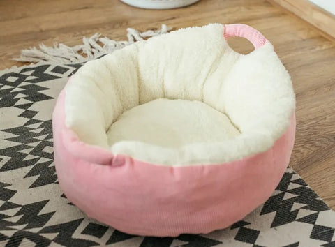 Plush Pet Nest Bed Frugal Finds Galore