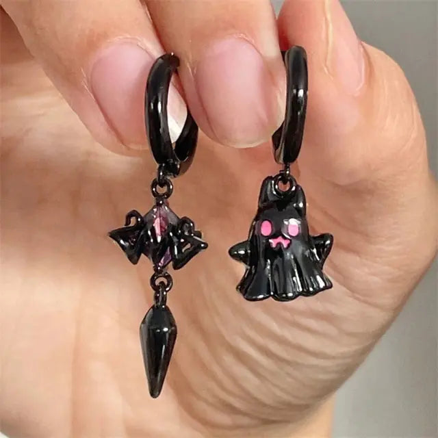 Ghostly Skull Earrings