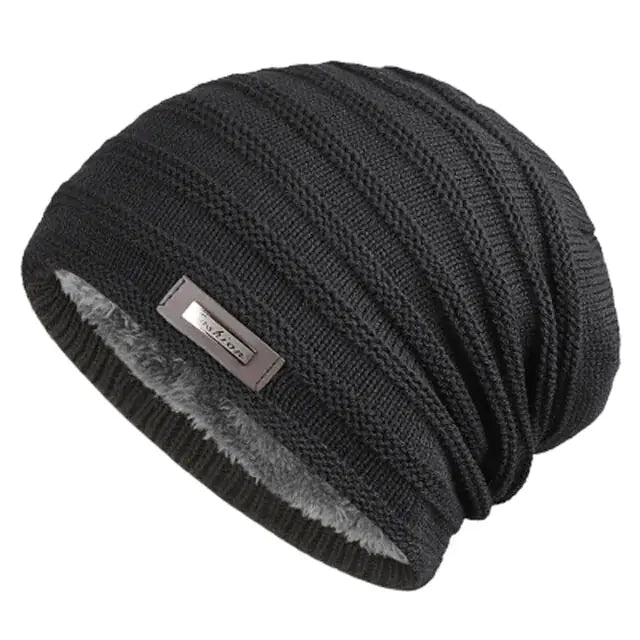 Fleece Lined Knitted Cap