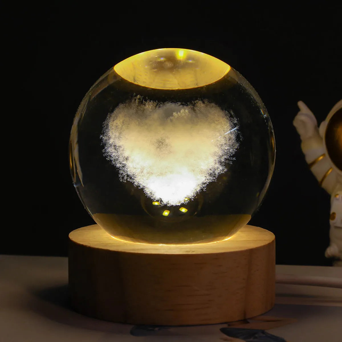 Crystal Ball Night Lamp Projection