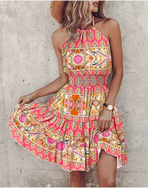 Summer Chic Halter Dress