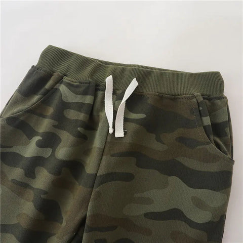 Camouflage Boys Sweatpants with Drawstring Frugal Finds Galore