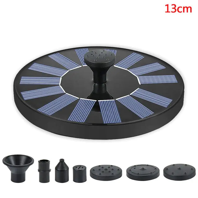 Mini Solar Water Fountain Waterfall Fountain Garden Decoration