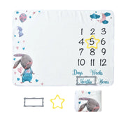 Baby Milestone Fleece Blanket Frugal Finds Galore
