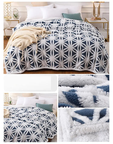 Sherpa & Milk Velvet Blanket Frugal Finds Galore