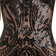 Sequin Sheer Back Dress Frugal Finds Galore