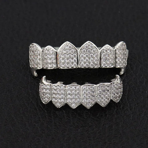 Hip Hop Grillz with Copper and Gold Tooth Decor Frugal Finds Galore