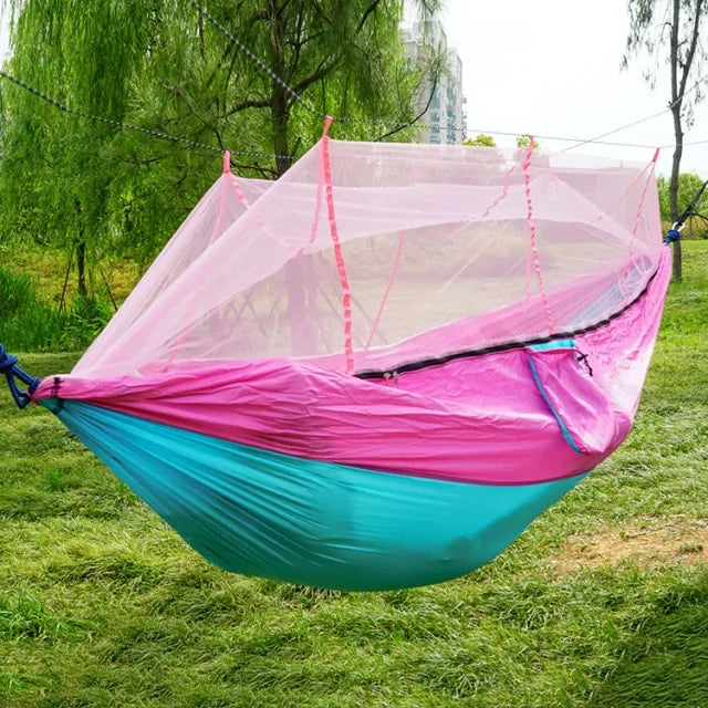 Outdoor Camping Hammock with Mosquito Net