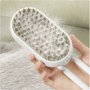 3-in-1 Electric Pet Brush - Steam, Massage, and Hair Removal Frugal Finds Galore