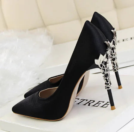 Luxury Silk High Heels Frugal Finds Galore