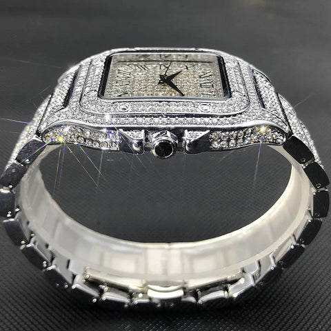MISSFOX Ice Out Watch For Men Frugal Finds Galore