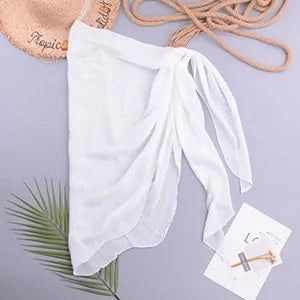 Chiffon Swimwear Pareo Scarf Cover Up Frugal Finds Galore