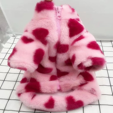 Plush Warm Dog Coat Frugal Finds Galore
