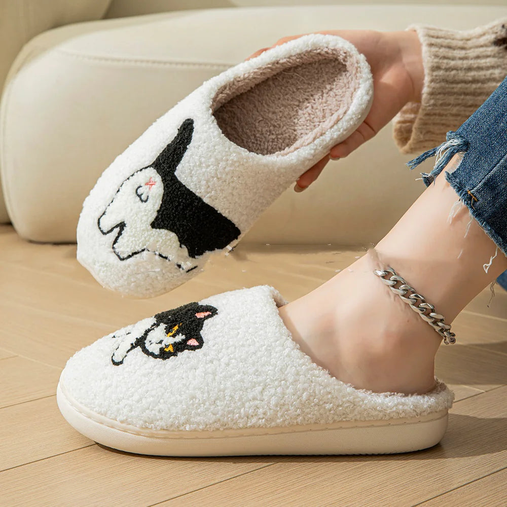 Plush Cotton Slippers