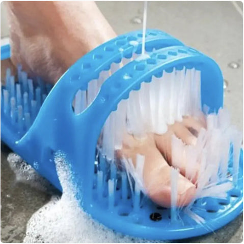 Shower Foot Scrubber Slippers Frugal Finds Galore