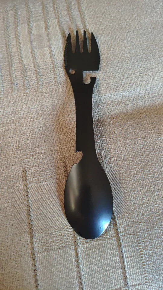 Spoon Fork Stainless Steel Black