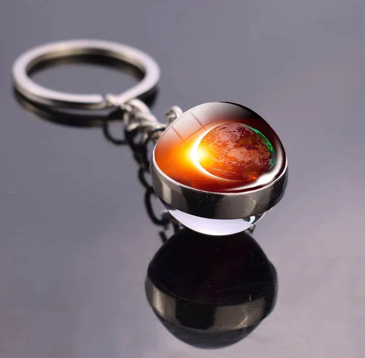 Solar System Planet Key Ring