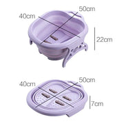 Folding Foot Soaking Basin with Massage Function Frugal Finds Galore