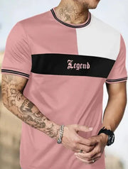 Plus Size Color Block Oversized T-Shirts for Men Frugal Finds Galore