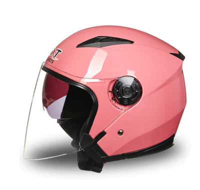 Men's and Women's Motorcycle Half-Face Helmet with UV Protection Frugal Finds Galore