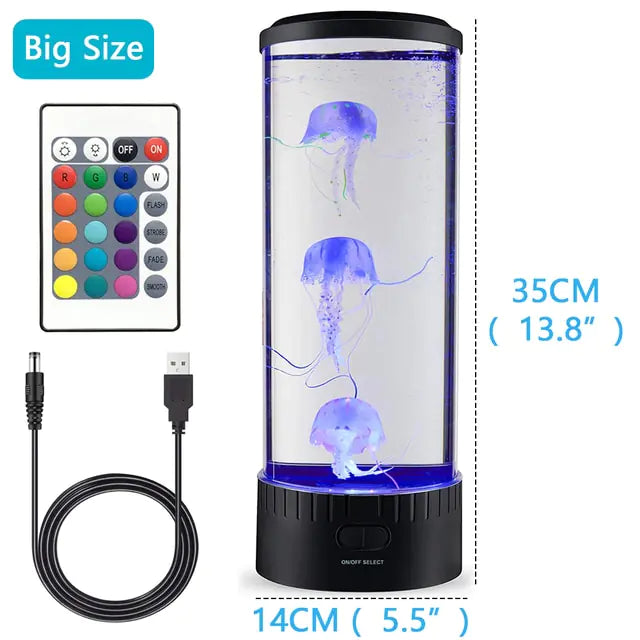 Animated Jellyfish LED Color-Changing Light