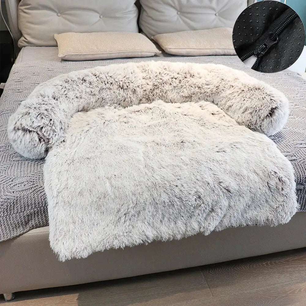 Washable Plush Dog Bed