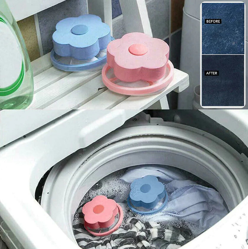 2 Pcs Floating Pet Fur Catcher For Washing Machine