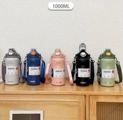Large-Capacity Portable Thermos Cup with Straw Frugal Finds Galore