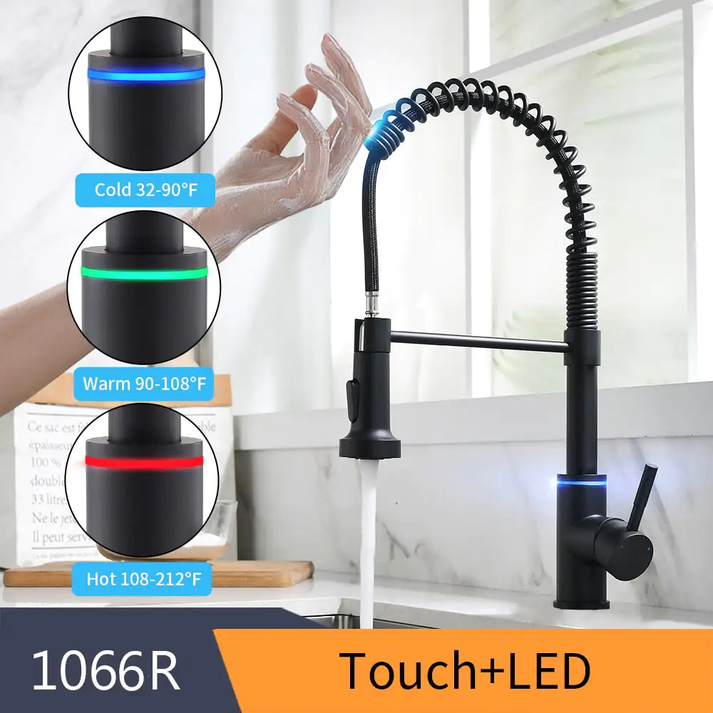 Grifos de cocina con tecnología Smart Touch