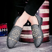 Men's Diamond Rhinestones Loafers Frugal Finds Galore