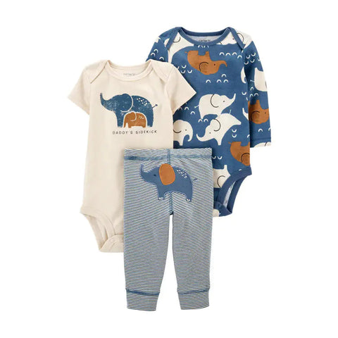 Spring Autumn Baby Clothing Set - 3 Pieces for Infants Frugal Finds Galore