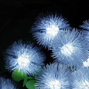 Yellow Snowball Solar String Lights Frugal Finds Galore