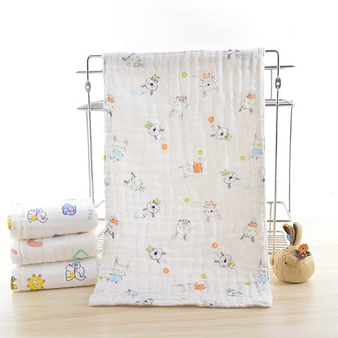 6-Layer Cotton Washed Gauze Kids Towel Frugal Finds Galore