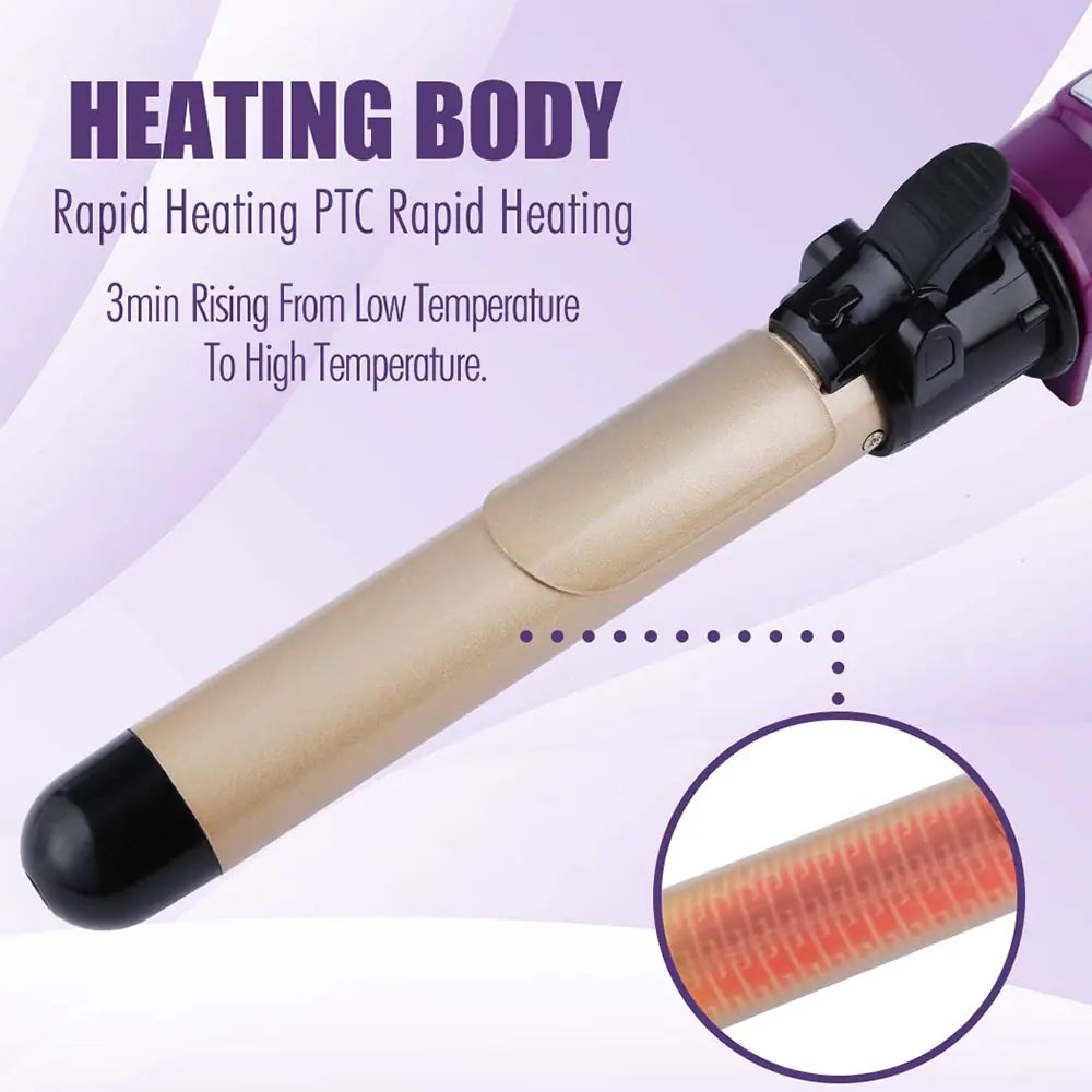 28/32mm Ceramic Barrel Automatic Rotating Hair Curler