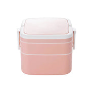 Double-Layer Lunch Box for Office Workers, Microwave Safe Frugal Finds Galore
