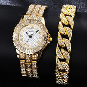 Diamond Crystals Watch and Bracelet Set Frugal Finds Galore