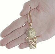Basketball Hoop Pendant Necklace Frugal Finds Galore