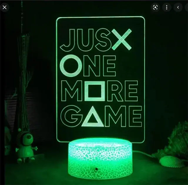 3D LED Gaming Lamp