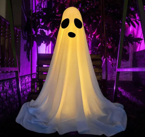 Ghost Halloween Decorations Frugal Finds Galore