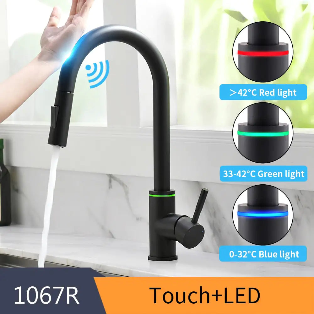 Grifos de cocina con tecnología Smart Touch