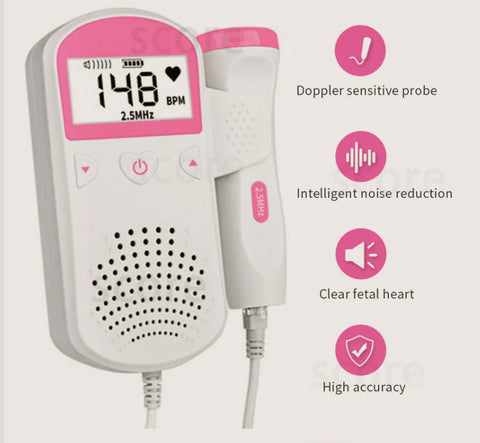 Home Pregnancy Fetal Heart Rate Monitor Device Frugal Finds Galore