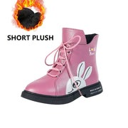 Winter Boots for Girls - Mid-Calf Plush Footwear Frugal Finds Galore