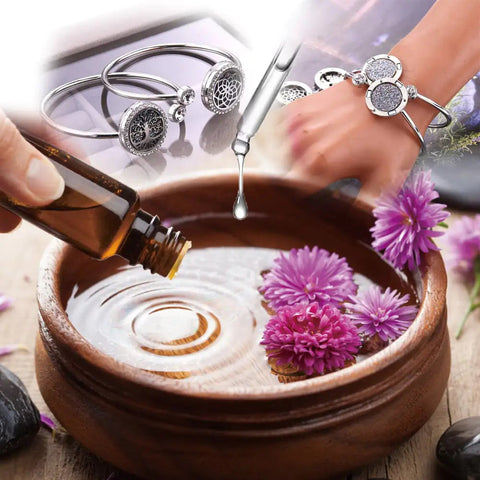 Aromatherapy Stainless Steel Heart Chain Oil Diffuser Bracelet Frugal Finds Galore