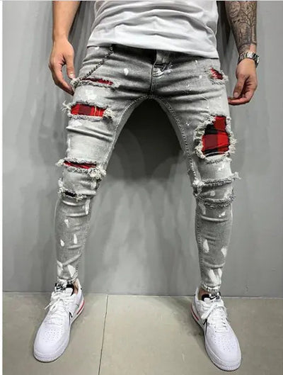 Men's Painted Jeans Frugal Finds Galore