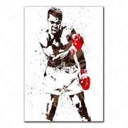 Inspirational Boxing Quote Canvas Wall Art Frugal Finds Galore