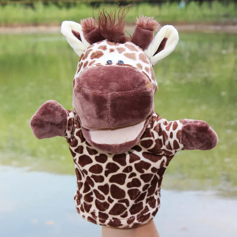 Plush Cartoon Animal Puppets for Early Education Frugal Finds Galore